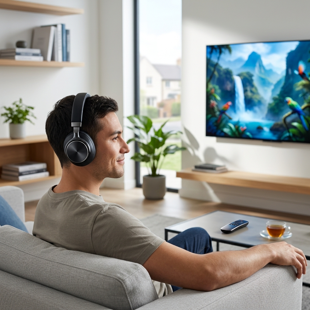 Best Bluetooth Headphones for TV in the UK (2026) - Crystal Clear Sound