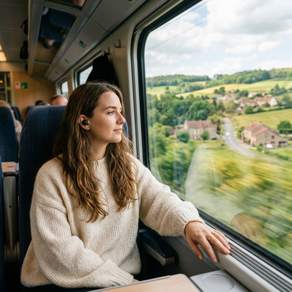 Wireless earbuds for travel comfort 2026 – stay connected on the go.